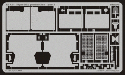Eduard 35624 Tiger I Mid. Production 1/35 Tamiya – imagen 2