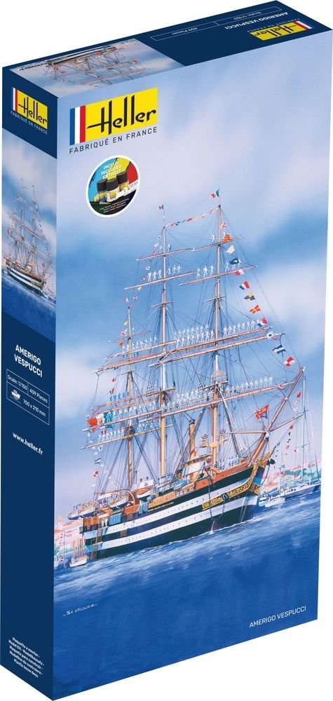 Heller 58807 Amerigo Vespucci - Kit de démarrage 1/150