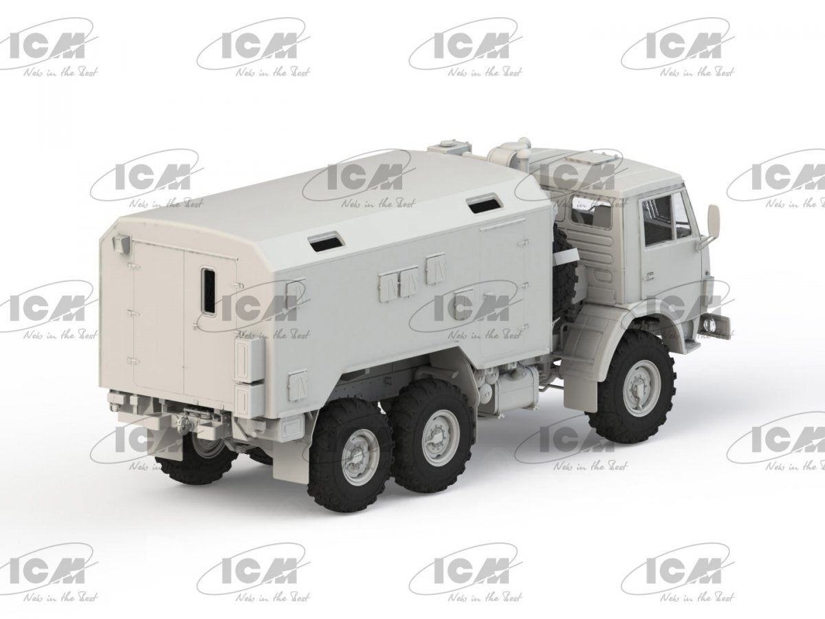 ICM 35002 Soviet Six-Wheel Army Truck with Shelter 1/35 – zdjęcie 4