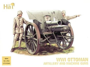 Hat 8094 WWI Ottoman Artillery and Machine Guns 1/72