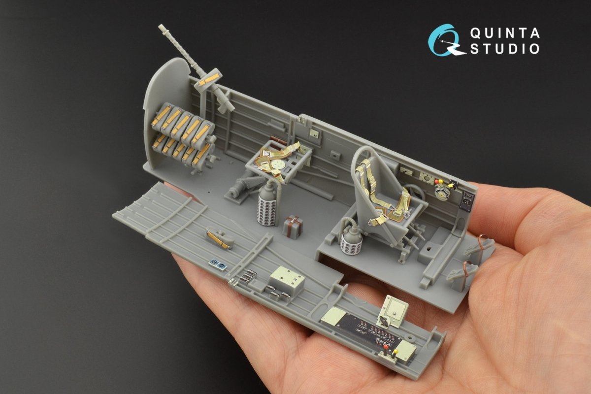 Quinta Studio QD32091 Ju 87A 3D-Printed &amp;amp; coloured Interior on decal paper (Trumpeter) 1/32 – Bild 10