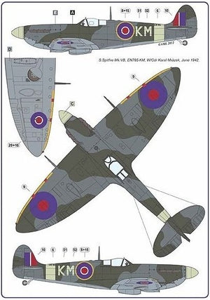 AML D32004 Czechoslovak commanders in the Spitfire 1/32 – imagen 5