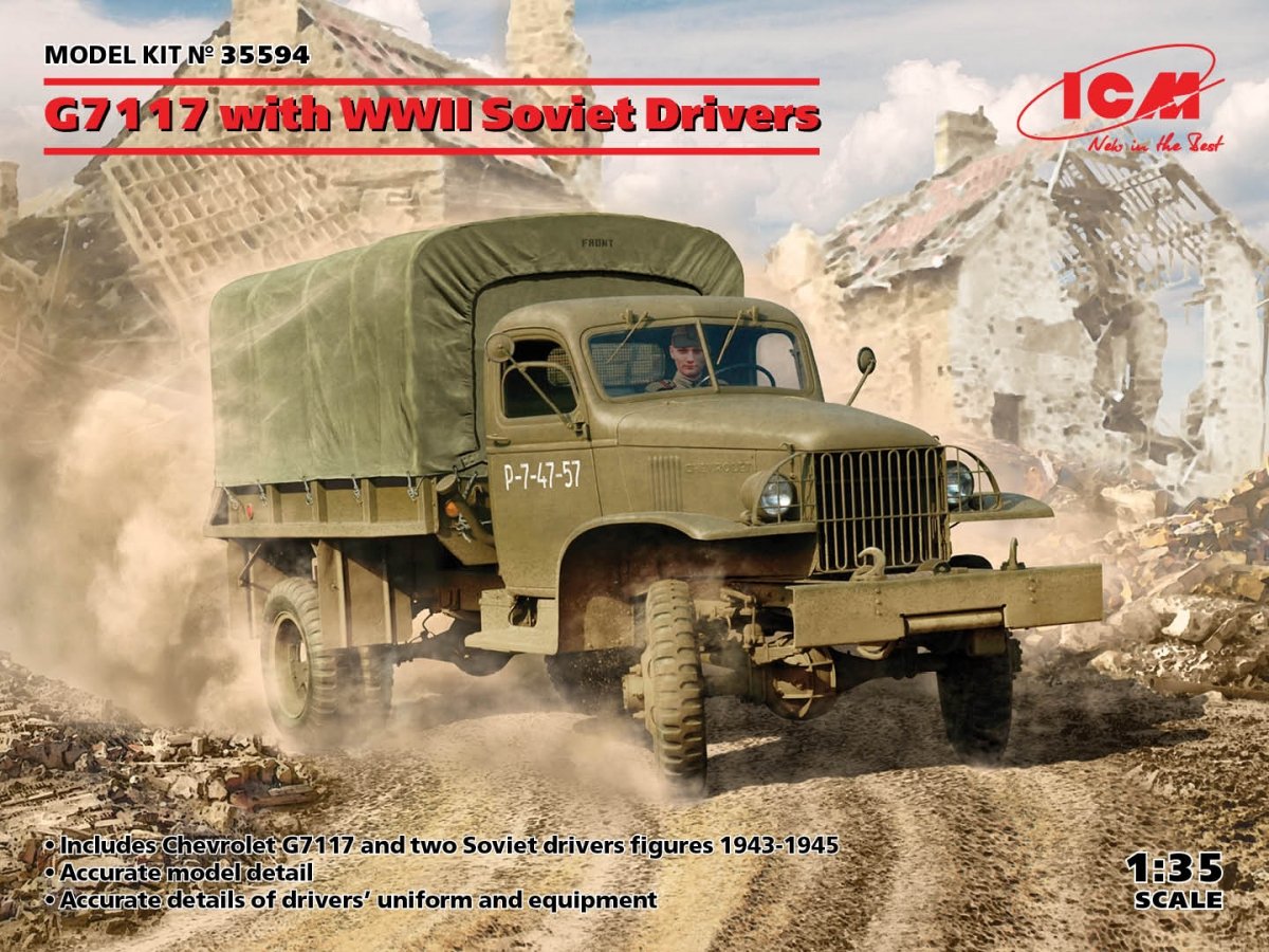 ICM 35594 G7117 with Soviet Drivers 1/35