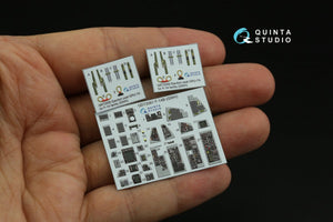 Quinta Studio QD72061 F-14B 3D-Printed &amp;amp; coloured Interior on decal paper (GWH) 1/72 – Bild 3