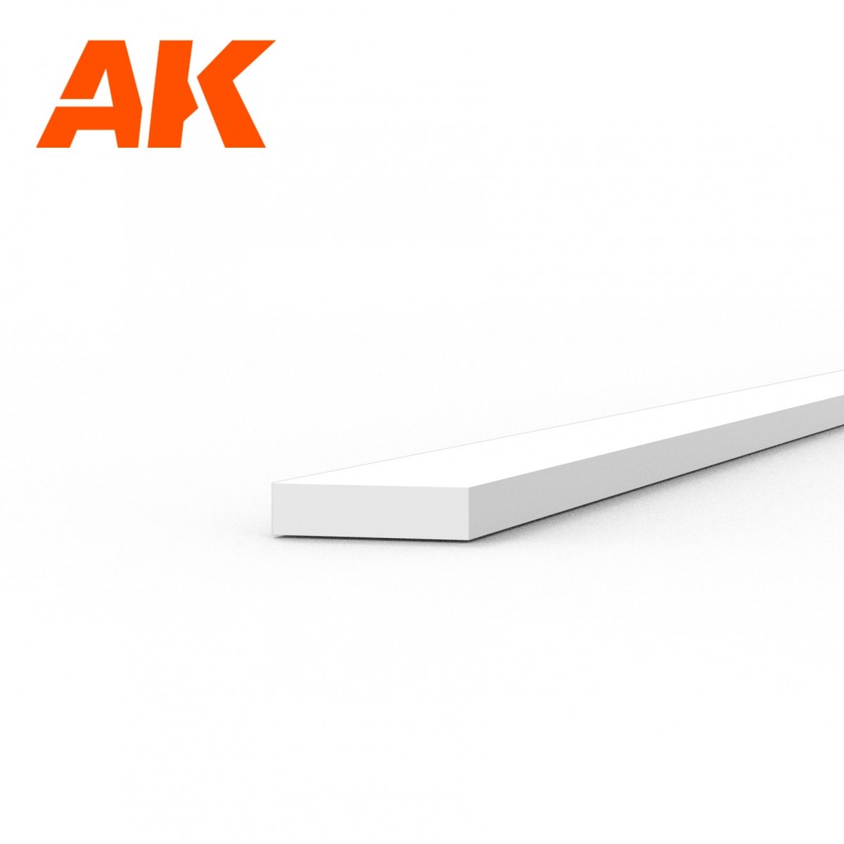 AK Interactive AK6509 STRIPS 0.50 X 2.00 X 350MM – STYRENE STRIP – (10 UNITS) – imagen 2