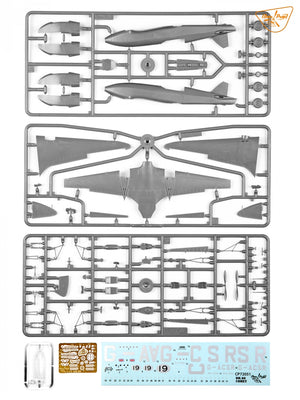 Clear Prop! CP72051 DH.88 COMET DH.88 Comet MacRobertson Trophy Air Race ADVANCED KIT 1/72 – imagen 3