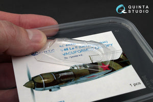 Quinta Studio QC48005-S La-5 vacuformed clear canopy 1 pcs (for Zvezda kit) 1/48 – immagine 6