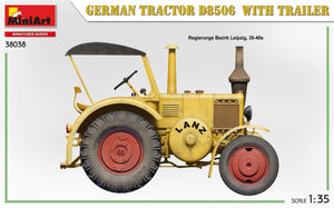 MiniArt 38038 German Tractor D8506 with trailer 1/35 – immagine 5