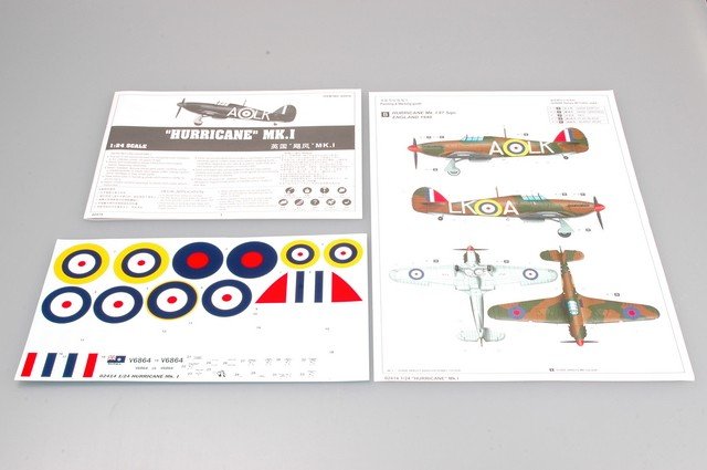 Trumpeter 02414 HURRICANE Mk.I 1/24 – immagine 5