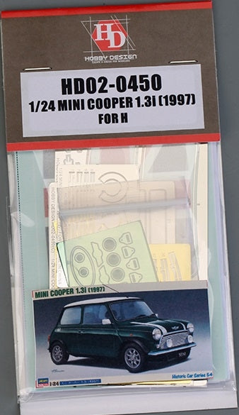 Hobby Design HD02-0450 Mini Cooper 1.3i (1997) Detail Set for Hasegawa Kit 1/24
