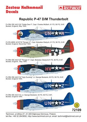 Techmod 72109 - Republic P-47D/M Thunderbolt 1/72 – Bild 2
