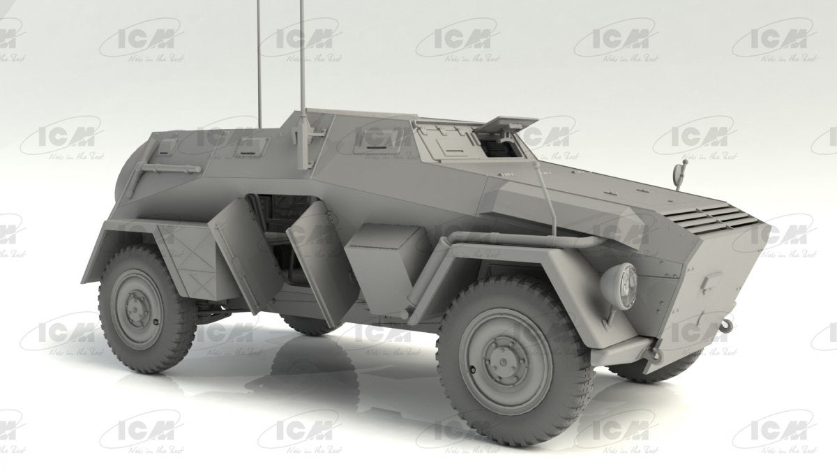 ICM 35110 Sd.Kfz. 247 Ausf.B, German Command Armored Vehicle 1/35 – image 3