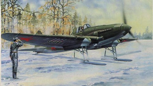 Hobby Boss 83202 Ilyuszyn IL-2 Sturmovik on Skis 1/32