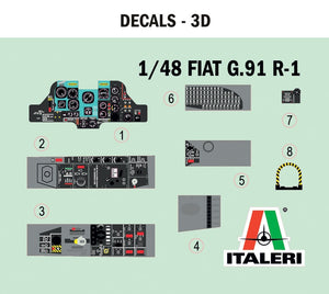 Italeri 92645 FIAT G.91 R 1/48 – immagine 4