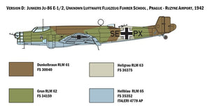 Italeri 1391 JU 86 E1/E2 1/72 – zdjęcie 4