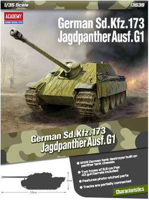 Academy 13539 German Sd.Kfz. 173 Jagdpanther Ausf.G1 1/35 – Bild 2