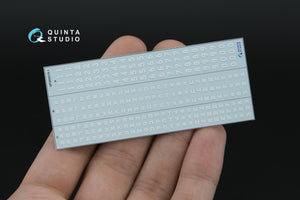Quinta Studio QP35003 Typesetting USSR license plates 1959-1980 (State Standart 3207-58) (All kits) 1/35 – immagine 4