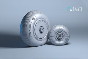 Quinta Studio QT48024 Ka-52 Wheels with separate hubs and weighted tires (Zvezda) 1/48 – Bild 2