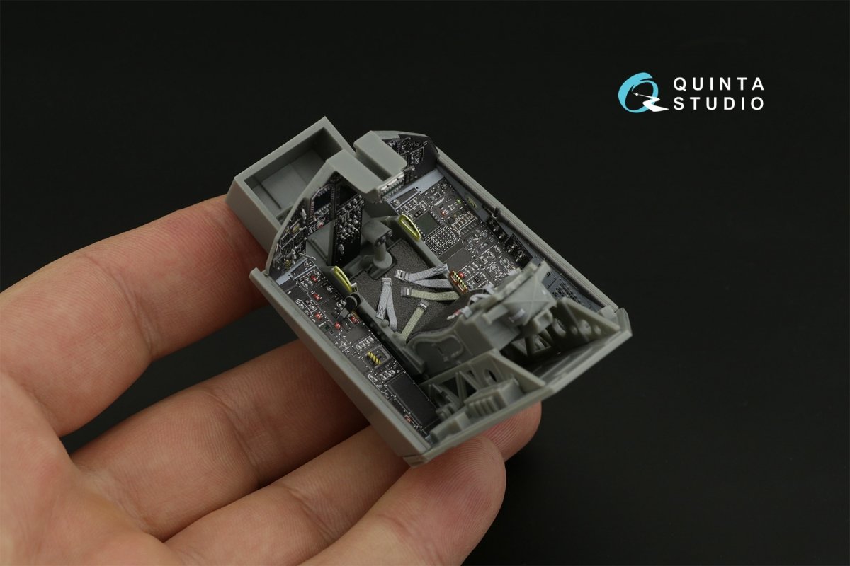 Quinta Studio QD32118 F-117A 3D-Printed &amp;amp; coloured Interior on decal paper (Trumpeter) 1/32 – imagen 2