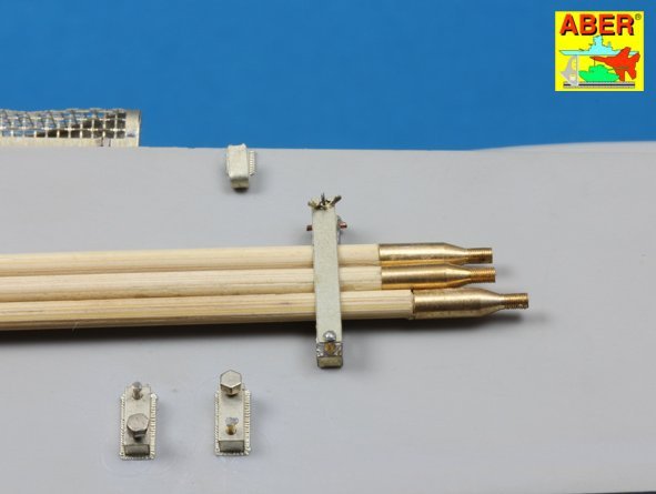 Aber 16052 Barrel cleaning rods with brackets for Tiger II 1/16 – zdjęcie 7