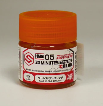 Mr.Color HMS-05 Mr.Aqueous 30 Minutes Sisters Pale Clear Orange