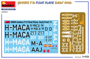 MiniArt 48004 Junkers F13 Float Plane. Early Prod 1/48 – zdjęcie 2