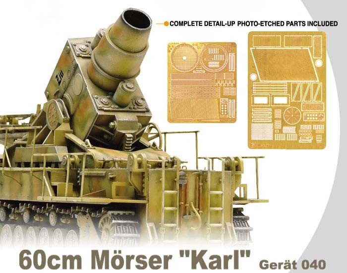 Dragon 6179 60cm Morser Karl 1/35 – zdjęcie 2