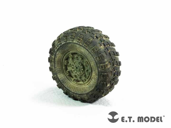 E.T. Model ER35-060 Soviet SS-23 Spider Tactical Ballsitic Missile Weighted Road Wheels For HOBBYBOSS 85505 1/35 – immagine 3