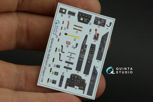Quinta Studio QD48185 Me 262B-1a/U1 3D-Printed &amp;amp; coloured Interior on decal paper (for Dragon ) 1/48 – immagine 4