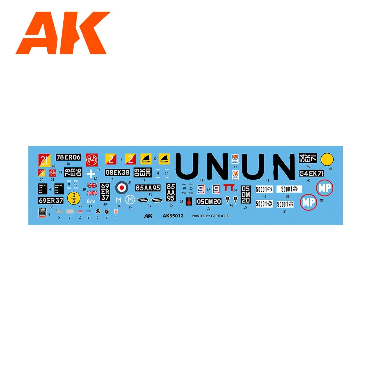 AK Interactive AK35012 LAND ROVER 88 SERIES IIA ROVER 8 1/35 – immagine 2
