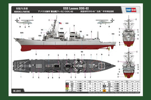 Hobby Boss 83412 USS Lassen DDG-82 1/700 – zdjęcie 3