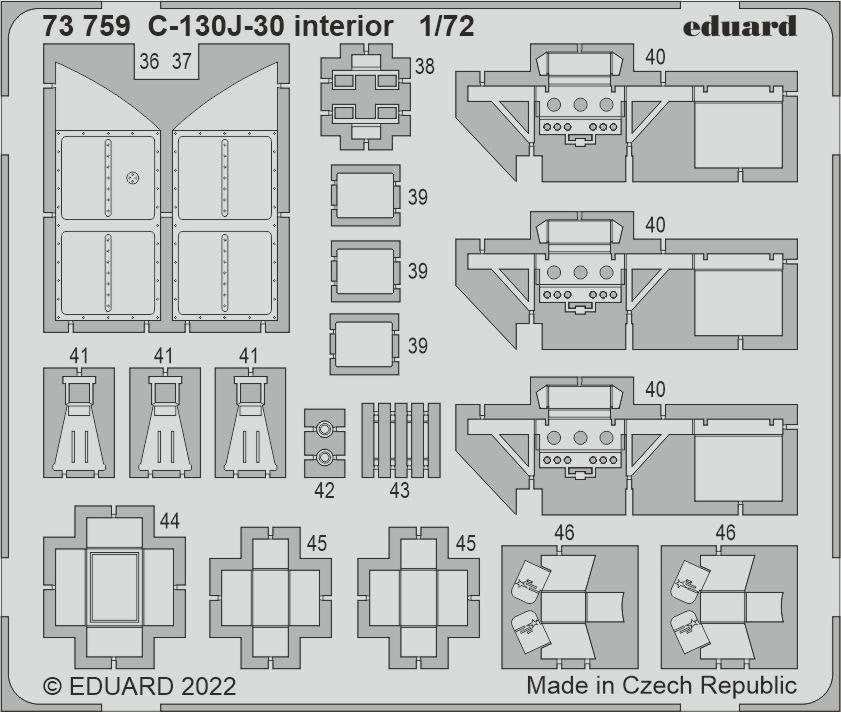 Eduard BIG72168 C-130J-30 PARTIE I ZVEZDA 1/72 – image 4
