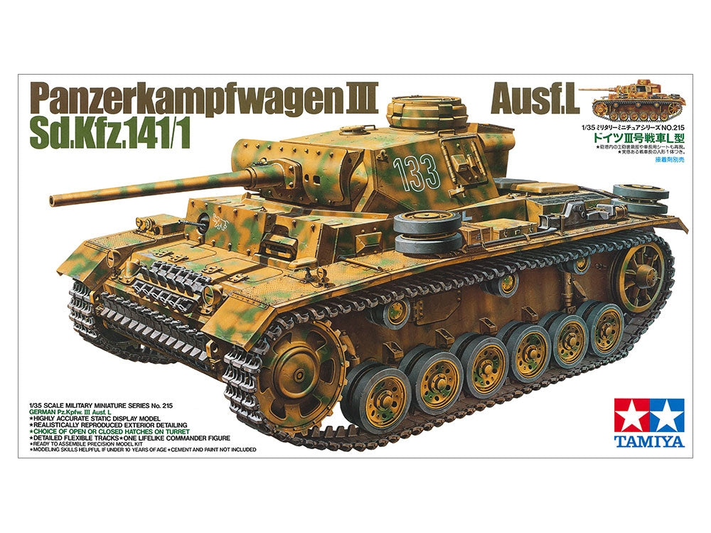 Tamiya 35215 German Pz.Kpfw. III Ausf.L 1/35 – immagine 2