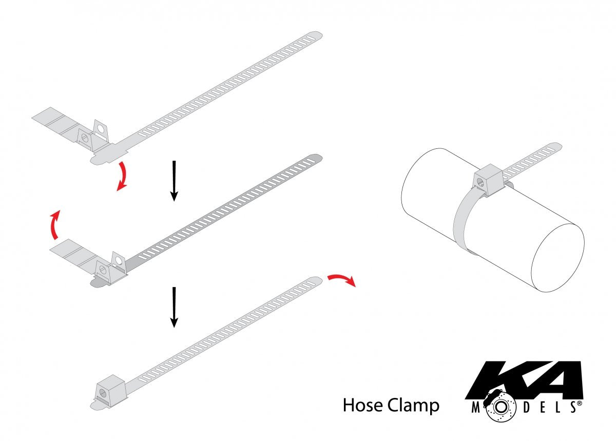 KA Models KA-12002 HOSE CLAMP ( zaciski do węży )1/12 – immagine 2