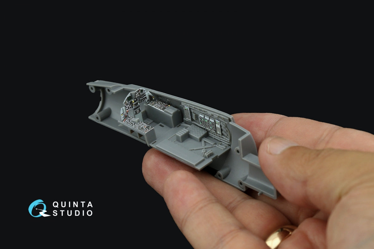 Quinta Studio QD72079 F-15C Early/F-15A/F-15J early 3D-Printed &amp;amp; coloured Interior on decal paper (GWH) 1/72 – zdjęcie 8