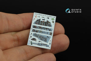 Quinta Studio QDS-48249 Su-25 3D-Printed &amp;amp; colored Interior on decal paper (Zvezda) 1/48 – immagine 8
