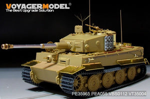Maquette Voyager PE35965 Char Tiger I allemand de la Seconde Guerre mondiale, production tardive, pour RFM 5015, échelle 1/35  – image 8