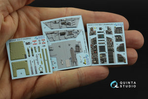 Quinta Studio QD32111 F/A-18A++ 3D-Printed &amp;amp; coloured Interior on decal paper (Academy) 1/32 – Bild 2