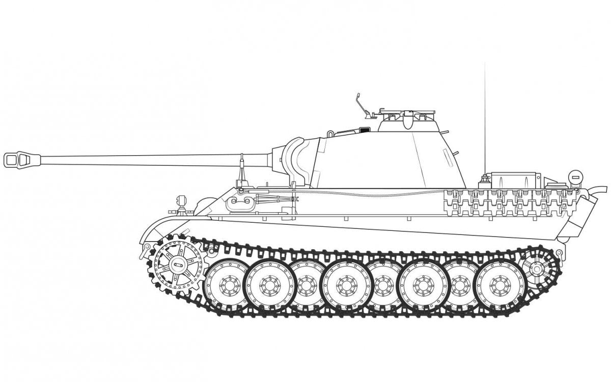 Airfix 1352 Panther G 1/35 – imagen 2