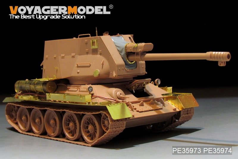 Voyager Model PE35973 Egyptain T-34/122 S.P.G Basic For RFM 5013 1/35 – immagine 4