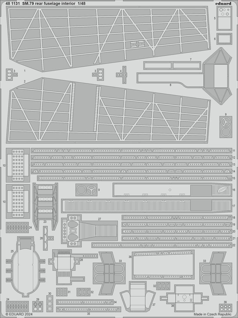 Eduard BIG49405 SM.79 EDUARD 1/48 – zdjęcie 4