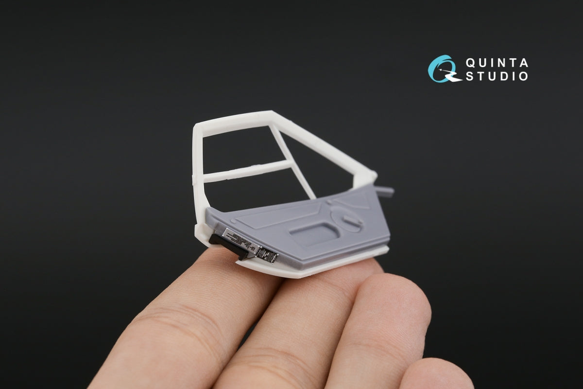 Quinta Studio QD24012 Lamborghini Countach 5000 QV 3D-Printed colored Interior on decal paper (Aoshima) 1/24 – image 10