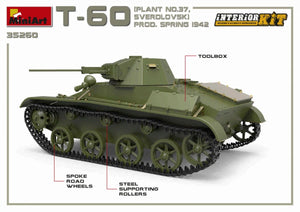 MiniArt 35260 T-60 PLANT N.37, SVERDLOVSK PROD. SPRING 1942. INTERIOR KIT 1/35 – immagine 7