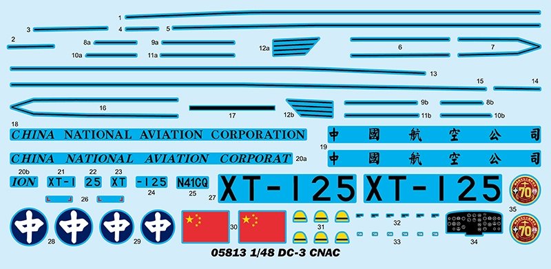 Trumpeter 05813 DC-3 CNAC 1/48 – zdjęcie 15