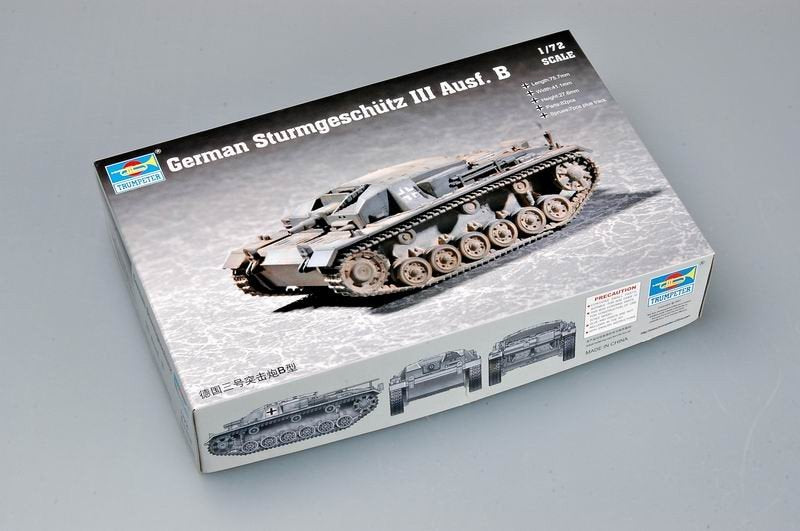 Trumpeter 07256 German Sturmgeschutz III Ausf. B 1/72 – immagine 2