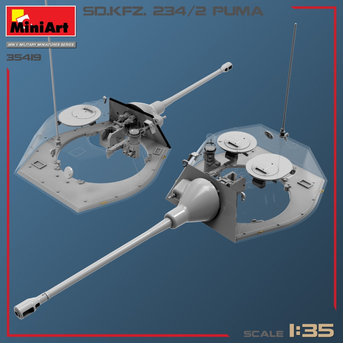 MiniArt 35419 SD.KFZ.234/2 PUMA 1/35 – zdjęcie 15