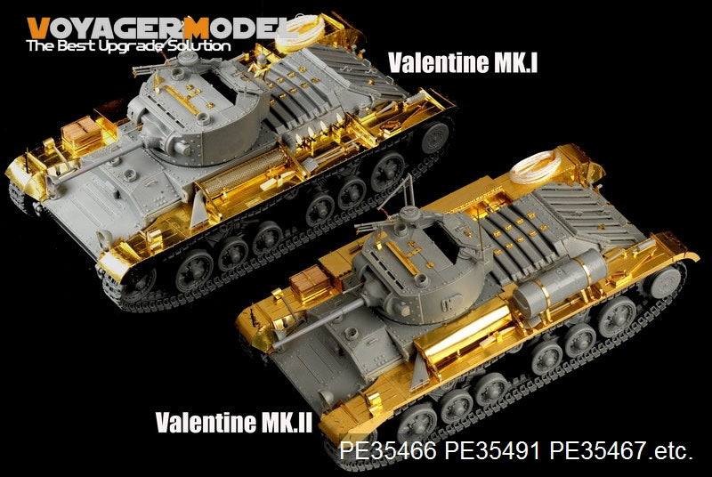Voyager Model PE35491 WWII British Valentine Mk.II Infantry Tank basic For AFV CLUB 35185 1/35 – Bild 11