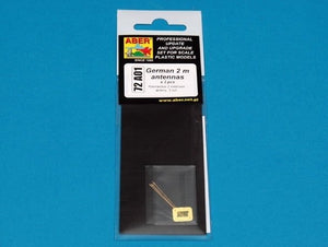 Aber 72A01 Niemieckie 2m anteny 3 szt. / German 2m antennas x3 pcs 1/72 – immagine 2