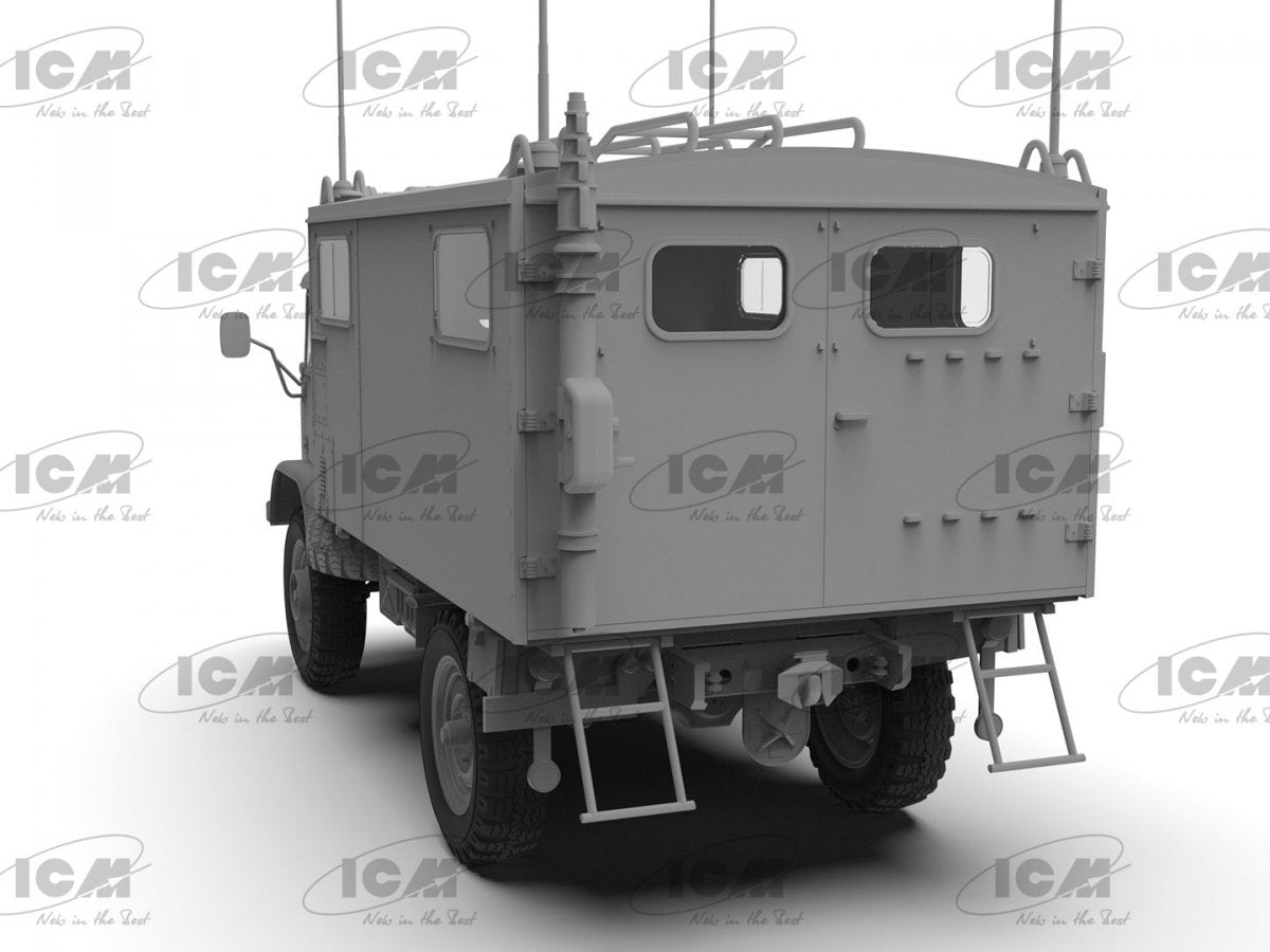 ICM 35137 Unimog S 404 Camion radio militaire allemand 1/35 – image 4