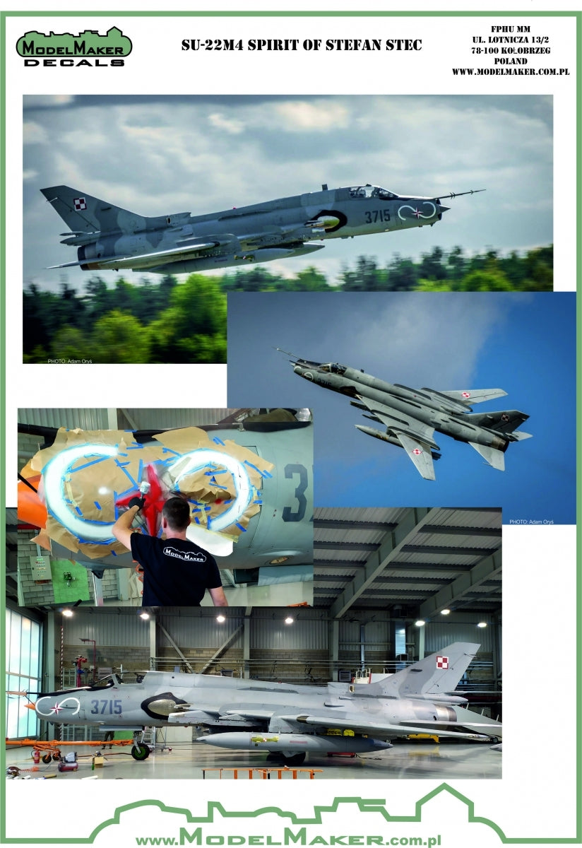 ModelMaker Decals D48167 Su-22M4 Spirit of Stefan Stec 1/48 – Bild 3